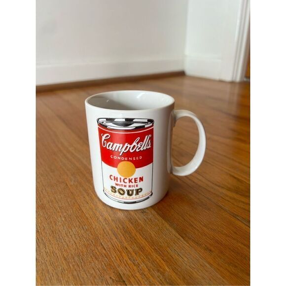 Andy Warhol Signature Campbells Soup Block Pop Coffee Mug - Picture 1 of 3